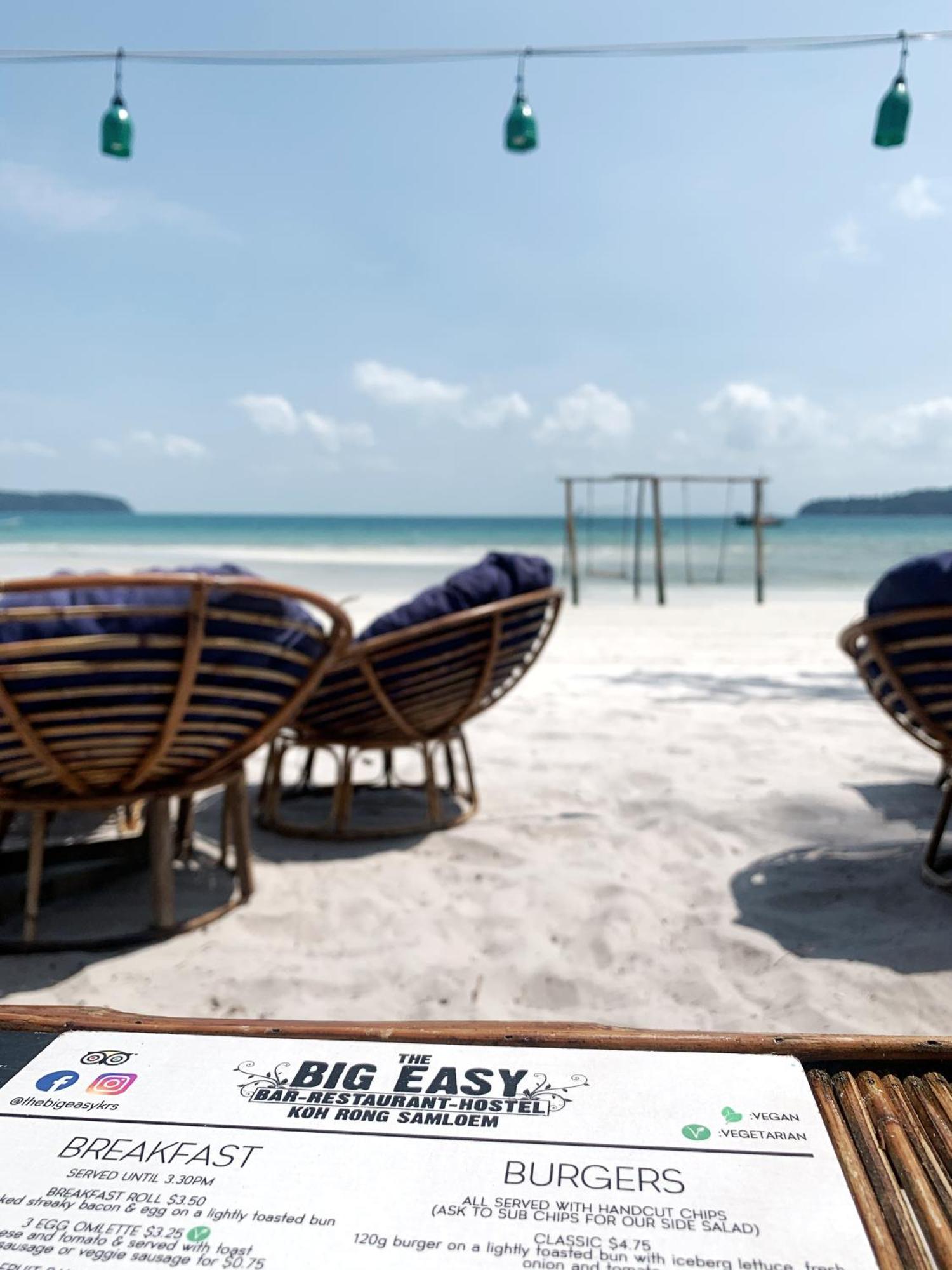 The Big Easy Koh Rong Samloem Hostel เกาะรงสำลน ภายนอก รูปภาพ